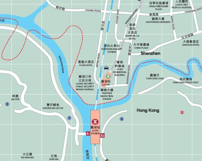 carte de luohu commercial city