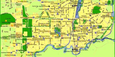 Carte de Shenzhen attractions