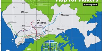 Carte de Shenzhen de la carte pour les décideurs