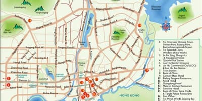 Carte de Shenzhen shopping