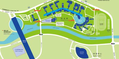 Carte de Shenzhen de l'université