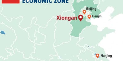 Carte de la zone économique spéciale de Shenzhen